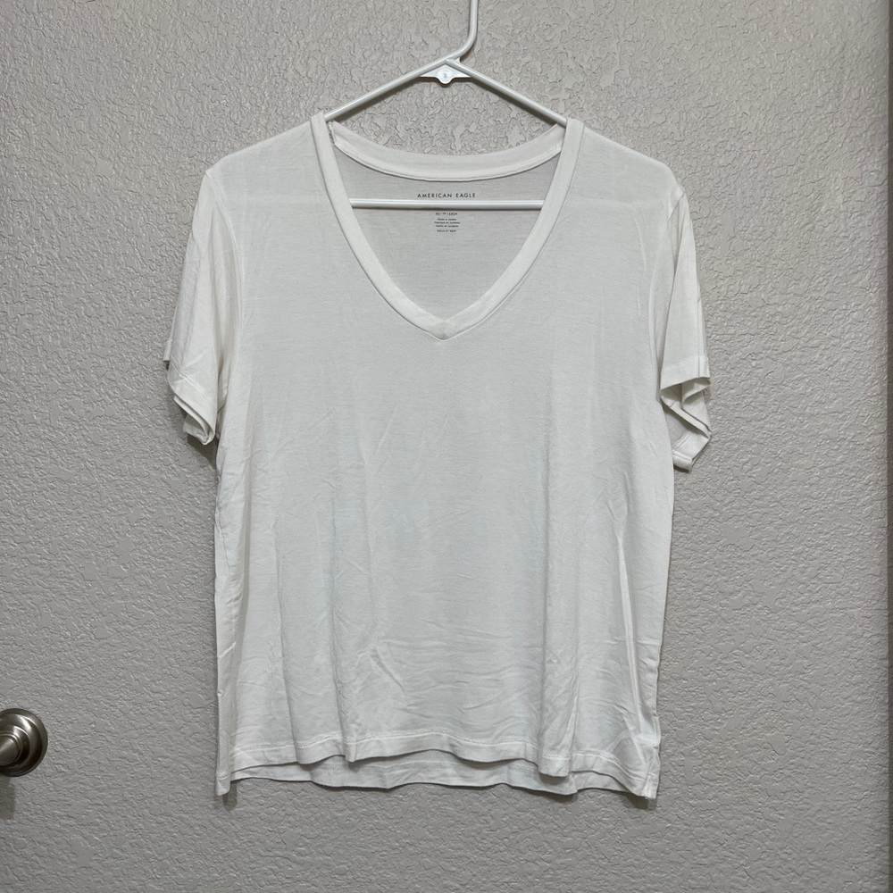 American Eagle Oversized Soft & Sexy V-Neck T-Shirt